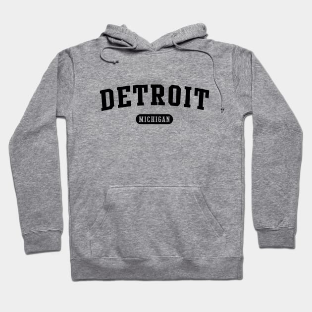 Detroit, MI Hoodie by Novel_Designs